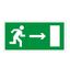 Пиктограмма ПЭУ 094 Выход прямо правосторонний (280х162) РС-I | 2502001440 Световые Технологии