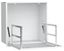 Шкаф встраиваемый потол. 6U 600х600мм дверь метал. бел. LINEA R ITK LR16-6U66-MF IEK