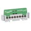 Клеммная колодка IP 2X - земля зеленая 8X1,5-16 мм длина 75 004832 Legrand