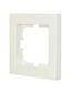Рамка 1-местн. горизонт. VESNA жемчуж./бел. перламутр (20шт/240шт) LEZARD 742-3000-146