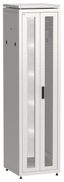 Шкаф напольный сетевой 19' LINEA N 47U 600х600мм передняя распашная перфорированная дверь задняя серый - LN35-47U66-2PP IEK