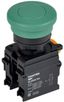 Кнопка ''Грибок'' без фиксац. d - 22 мм 1NO+1NC зелёная MASTER IEK MI-BG60-11M-3-21-K06