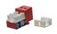Вставка Keystone Jack RJ45 (8P8C) кат.5E KJ9-8P8C-C5e-90-RD красн. Hyperline 432655