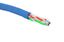 Кабель категории 6, U/UTP, 4 пары, 23 AWG, нг(A)-HF, внутр прокладки, синий, коробка 305 м |19C-U6-12BU-B305| Eurolan