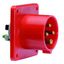 Вилка встраиваемая 32А 4п 400В IP44 Quick Connect Bals 28012 28012-Bals