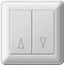 Выключатель жалюзи двухклавишный - VS416-253-28 Schneider Electric