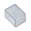 Изолирующий зажим UCW-K14 CLEAR 005 POLYBAG (заглушка) для светодиодной ленты 5050, 14-16 мм, цвет прозрачный, 5 штук в пакете - 10836 Uniel