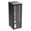 Шкаф напольный собранный 19дюйм IT-CQE 47U 600х800 двери стекло/сплошн. RAL 9005 DKC R5DC4768GSB ДКС