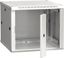 Шкаф настенный 19' LINEA W 6U 600x600мм стеклянная дверь RAL7035 - LWR3-06U66-GF IEK