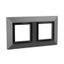 Рамка из металла, "Avanti", темно-серый, 4 модуля | 4403854 DKC ДКС