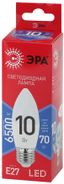 Лампа светодиодная RED LINE LED B35-10W-865-E27 R E27 / Е27 10Вт свеча холодный дневной свет | Б0045338 ЭРА