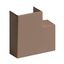 Поворот 90град. для кабель-канала РКК 60х60 корич. Ruvinil ПВР-60х60-К TYCO