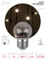 Лампа светодиодная декоративная LED 1 Вт 45Лм 3000К шар прозрачный, белт-лайт E27 220-240В ERAWL45-E27 - Б0049572 ЭРА