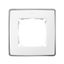 Рамка 1-м Simon82 Detail хром/бел. Simon 8201610-244