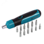 Отвертка-реверс + механизм SmartPush биты, 12 пред., PH SL Torx, S2, 2к рукоятка - 11611 GROSS