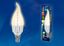 Лампа светодиодная LED-CW37 7W/WW/E14/FR PLP01WH форма "свеча на ветру" мат. серия "ЯРКАЯ" свет теплый бел. 3000К упак. картон Uniel UL-00002416