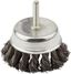 Корщетка чашечная со шпилькой стальная витая проволока 75мм КУРС 38478