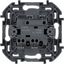 Выключатель двухклавишный INSPIRIA 10 AX 250 В~ алюминий - 673622 Legrand
