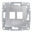 Адаптер Sedna для коннекторов АМР двойной алюм. SchE SDN4400660 Schneider Electric