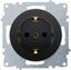 Механизм розетки 1-м СП Florence 16А IP20 с заземл. на винтах черн. 1E10201303 OneKeyElectro 2172811 ССТ