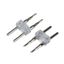 Коннектор силовой ARL-2pin-Mini (16х8mm) метал. Arlight 021552