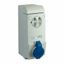 НАСТЕННАЯ РОЗЕТКА UNIKA Б/ЗАЩ 16A 3PE 200-250 IP44 | 83032 Schneider Electric