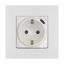Розетка с заземлением USB тип C - Legrand Etika со шторками 16А 250В 1500мА 7,5Вт безвинтовые зажимы белый | 672288