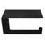 Держатель для туалетной бумаги с полкой хранения, черный, REXANT - 38-0635 MEET