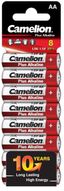 Элемент питания алкалиновый AA/LR6 1.5В Plus Alkaline SP8 (уп.8шт) Camelion 14862