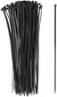 Хомуты нейлоновые для проводов, черные 100 шт., 4,8х300 мм - 60356 РОС