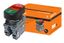 Кнопка двойная MPD2-11R (зеленая/красная) (LED) в сборе d22мм/220В (I/O) линза красная | SQ0747-0046 TDM