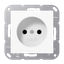 Штепсельная розетка 16A 250V~ без заземления; белый | A511NKIWW Jung