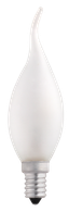 Лампа накаливания ЛОН 40Вт E14 220В CT35 frosted свеча на ветру | 3321475 Jazzway