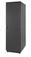 Шкаф Racknet S3000 33U 600 x 600, передняя дверь металлическая одностворчатая, задняя черный - 60F-33-66-30BL Eurolan
