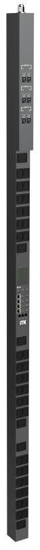 Блок распределения питания ITK CONTROL PDU с общим мониторингом и управлением PV1513 3Ф 32А 36С13 6С19 кабель 3м IEC60309 - CN-PM43-42-36C13-06C19-43 IEK