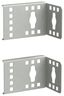 Кронштейн для крепления вертикальных PDU в зоне Zero-U серый (2шт/компл) - LS-SBB35 IEK