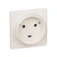Розетка 1-м ОП Quteo 32А IP20 2P+E без защ. шторок +вилка бел. Leg 782222 Legrand