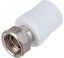 Муфта комбинированная 25x3/4' ВР накидная гайка, полипропиленовая PPR белая - 10139025 VALFEX 00000008786