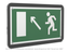 Знак безопасности PS-33186-Black.E06''Напр. к эвакуационному выходу налево вверх'' - a32962 BS