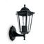 Светильник садово-парковый 6101 шестигранный на стену вверх 60W E27 230V, черный | 11052 Feron чер.