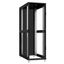 Шкаф серверный 45U 600х1200 передняя дверь: без. задняя двустворчатая глухой металл IP51. боковые панели: цвет: черный RAL9005 - NS 6245.9050 SYSMATRIX