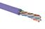 Кабель категории 6A U/UTP 4 пары нг(A)-LSLTx, внутренней прокладки, фиолетовый, катушка 500 м - 19C-UA-05VL-R500 Eurolan