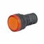 Индикатор ND16-22DS/2C оранжевый, компактный, встр. резистор, IP65 АС/DC24В (R) | 828117 CHINT