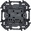 Выключатель двухклавишный с подсветкой/индикацией INSPIRIA 10 AX 250 В~ алюминий - 673632 Legrand