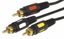 Кабель 3 RCA - RCA, длина метра, черный (GOLD), 17-0214, REXANT MEET 17-0214