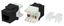 Вставка Keystone Jack RJ45 (8P8C) кат.6A (10G) 180град. KJ8-8P8C-C6A-180-BK черн. Hyperline 432644