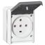 Розетка силовая 32А 3K+N+3 IP55 - 055877 Legrand