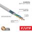 Кабель витая пара F/UTP кат.5e 4х2х24AWG PVC INDOOR медь МЖ сер. (305м) Rexant 01-0145 MEET