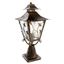 Светильник декоративный уличный PL634 60W 230V E27 224*224*480мм черное золото, на постамент | 11644 Feron