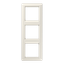 Рамка 3-я для горизонтальной/вертикальной установки Серия- AS550 Материал- дуропласт Цвет- слоновая кость - AS583 JUNG
